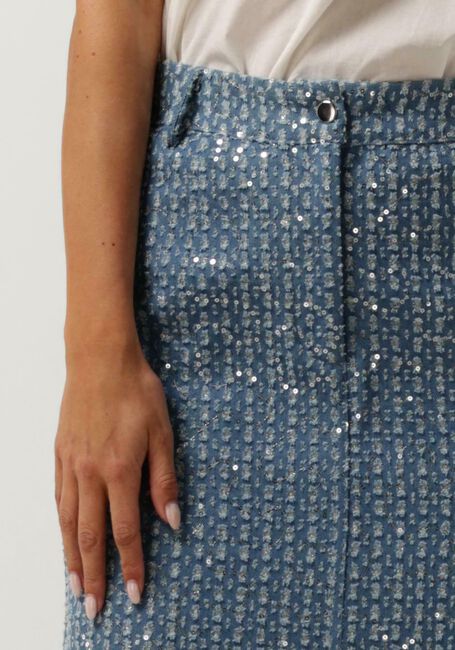 Hellblau Y.A.S. Midirock YASLEODIS HW MIDI SKIRT - SHOW - large