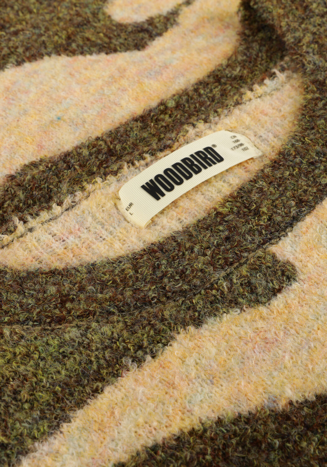 Mehrfarbige/Bunte WOODBIRD Pullover WBKURT CLOUD CREW - large