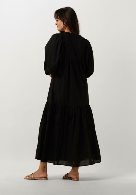 Schwarze NOTRE-V Maxikleid NV-DENTE MIDI DRESS - large