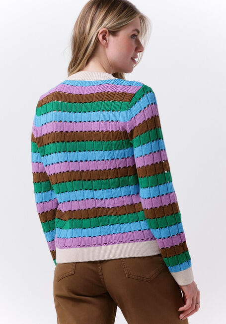 Mehrfarbige/Bunte MODSTRÖM Pullover AXEL O-NECK - large