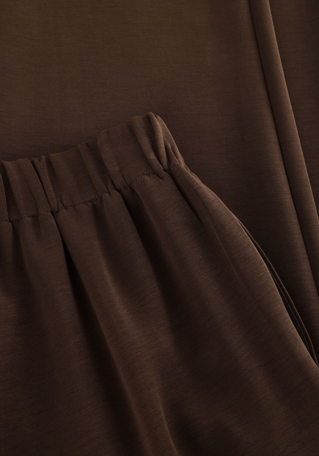 Braune SELECTED WOMEN Hosen SLFTENNY RELAXED PANTS - large