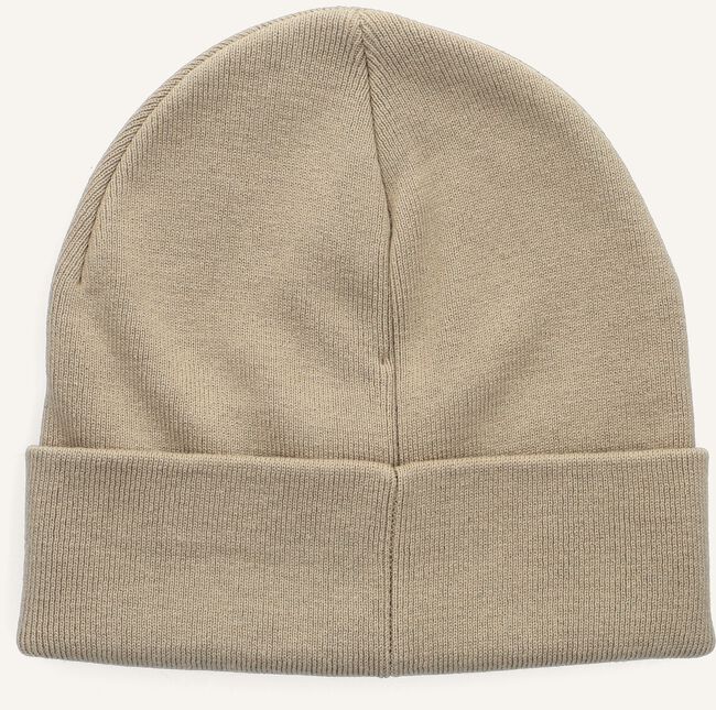 Beige CALVIN KLEIN Mütze COTTON MIRROR LOGO BEANIE Beige CALVIN KLEIN Mütze COTTON MIRROR LOGO BEANIE - large