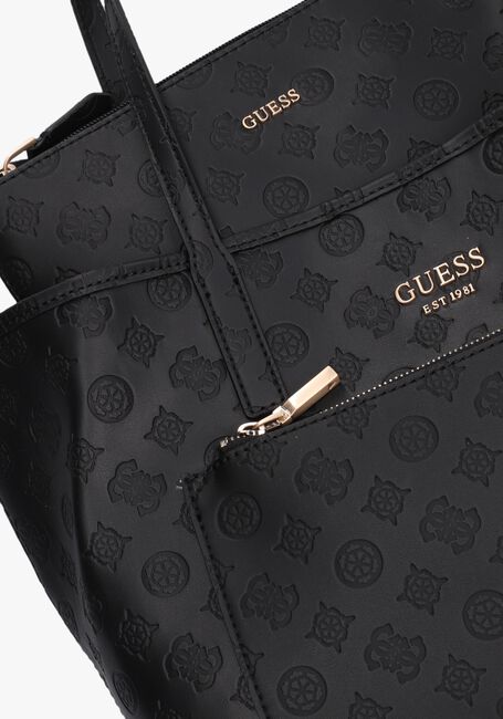 Schwarze GUESS Handtasche VIKKY ROO TOTE - large