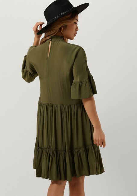 Grüne SCOTCH & SODA Minikleid SHORT DRESS WITH RUFFLE SLEEVE DETAIL - large