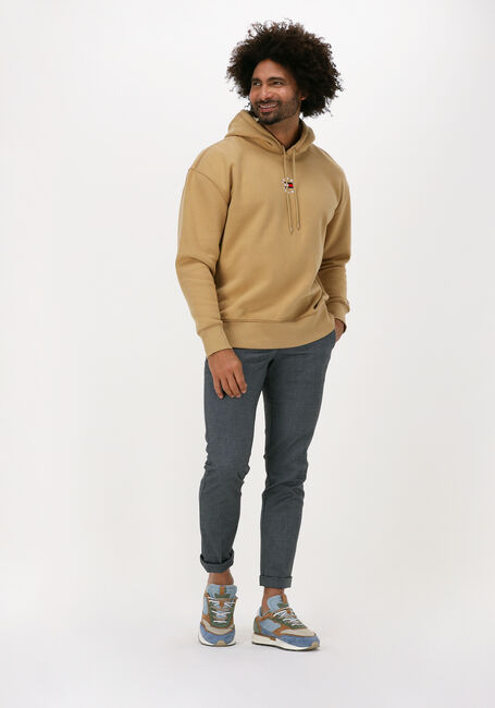 Khaki TOMMY JEANS Sweatshirt TJM TINY TOMMY CIRCULAR HOODIE - large