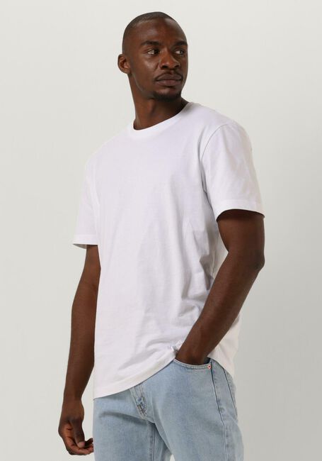 Weiße SELECTED HOMME T-shirt SLHNORMANI180 SS O-NECK TEE - large