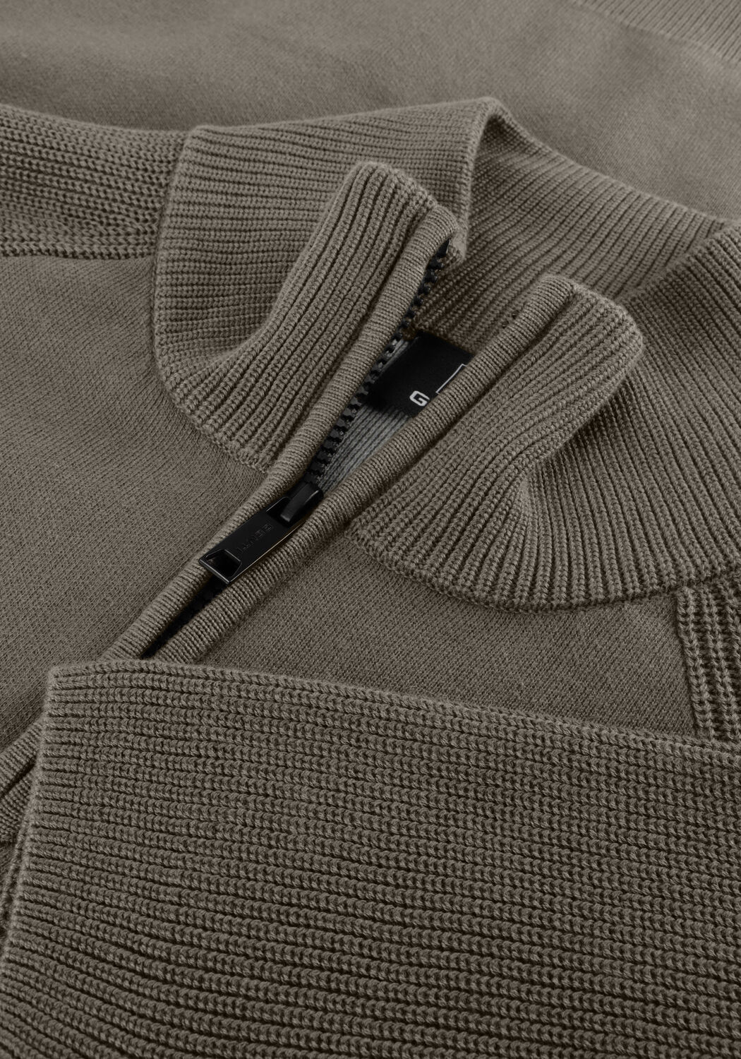 Olive GENTI Pullover TURTLE ZIP - large