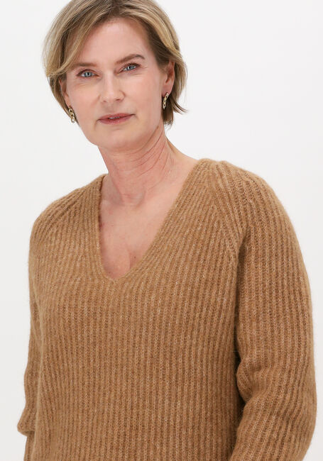 Camelfarbene KNIT-TED Pullover SARA PULLOVER - large