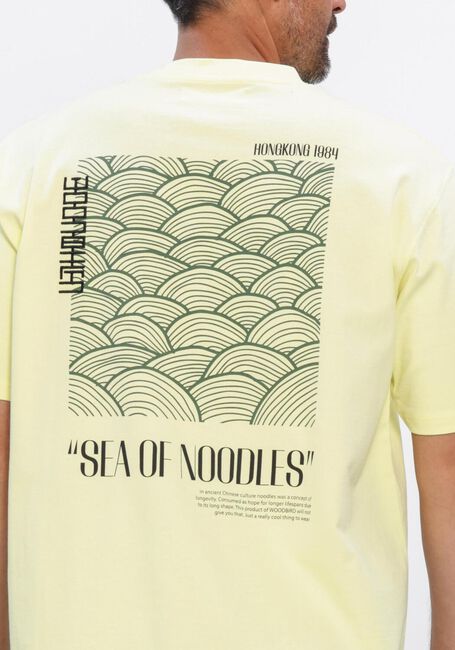 Gelbe WOODBIRD T-shirt WBBAINE SEA TEE - large
