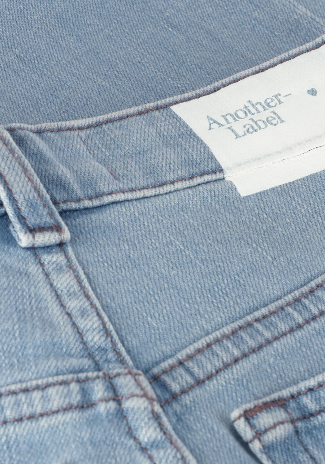 Blaue ANOTHER LABEL Wide jeans MOORE DENIM PANTS - large