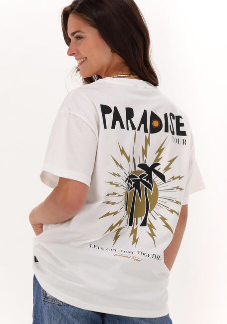 Nicht-gerade weiss COLOURFUL REBEL T-shirt PARADISE TOUR LOOSEFIT TEE - large