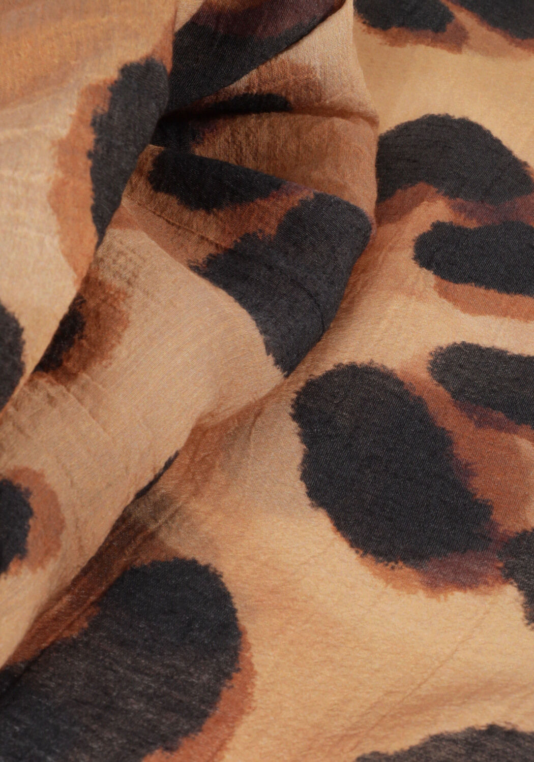 Camelfarbene BY-BAR Minikleid ARYA CHEETA DRESS - large