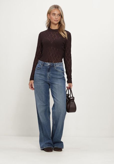 Braune STUDIO ANNELOES Top Reagan lace col top - large