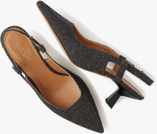 Schwarze VIA VAI Slingbacks SUZY ALIYA - large