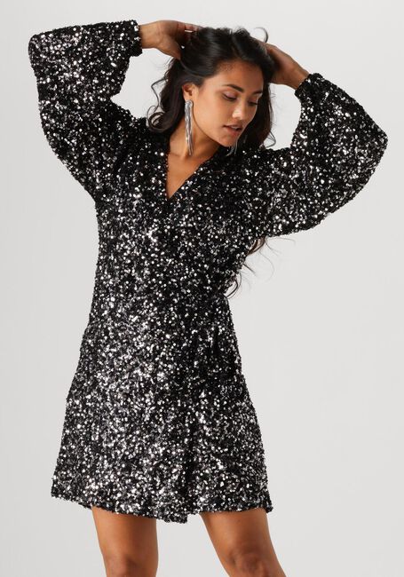 Schwarze NOTRE-V Minikleid NV-ELENA - large