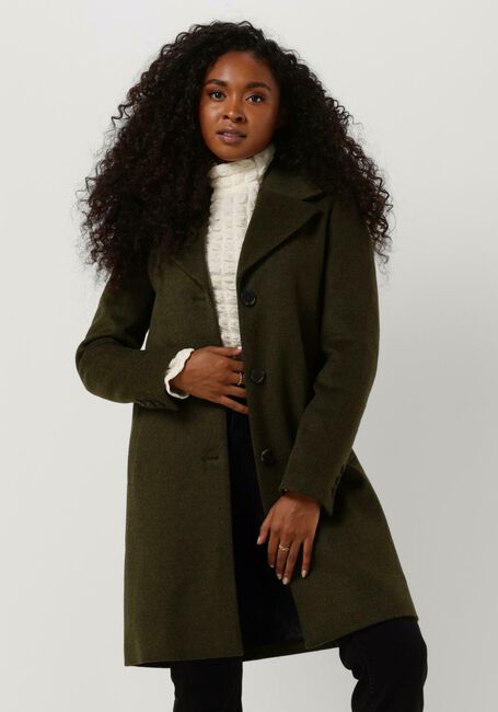 Grüne SELECTED FEMME Mäntel NEW SASJA WOOL COAT B - large