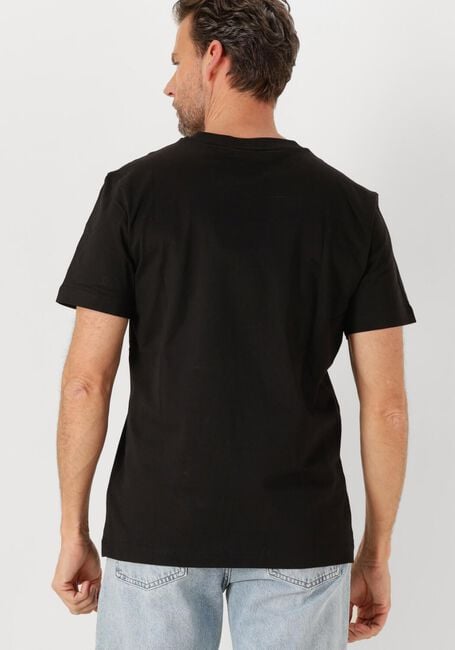 Schwarze CALVIN KLEIN T-shirt WOVEN LABEL REGULAR TEE - large
