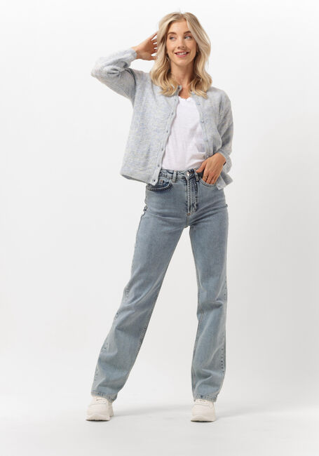 Blaue MODSTRÖM Strickjacke ALVES CARDIGAN - large