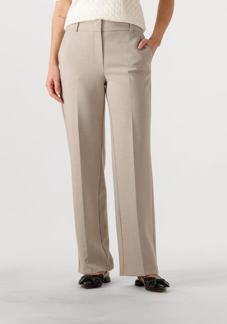 Beige SELECTED FEMME Hose SLFRITA MW WIDE PANT - large