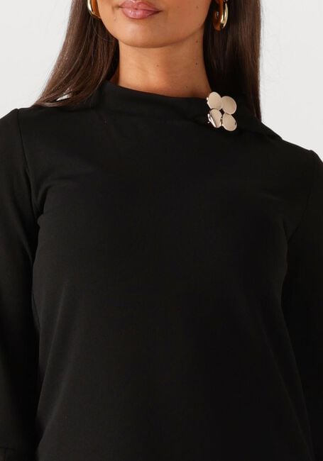 Schwarze ANA ALCAZAR Minikleid DRESS NECK CLASP - large