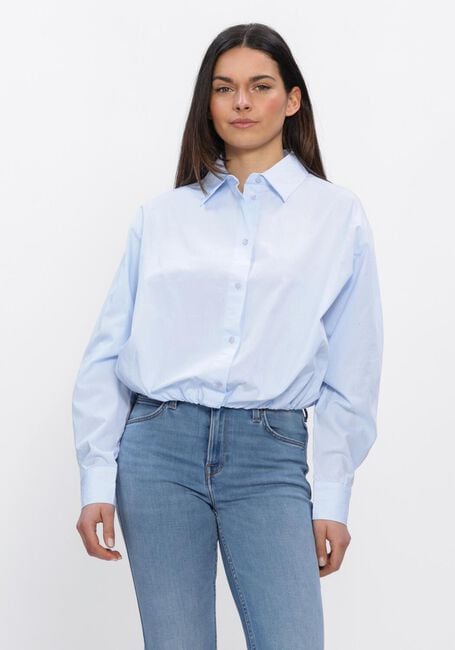 Hellblau NEO NOIR Blusen EMMANA C POPLIN SHIRT - large