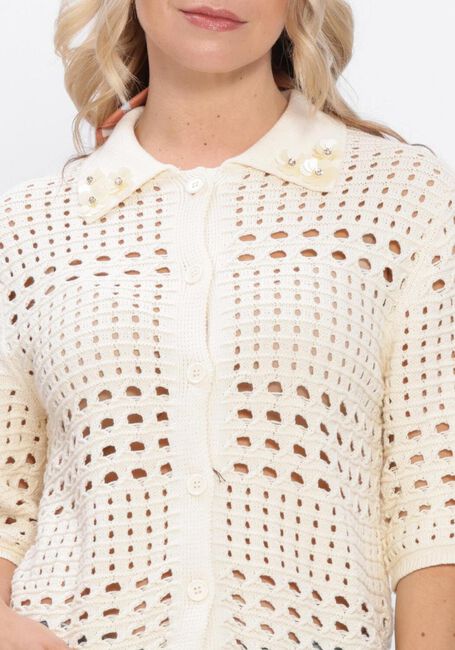 Creme LIU JO Blusen 3.0 MAGLIA APERTA M/C - large