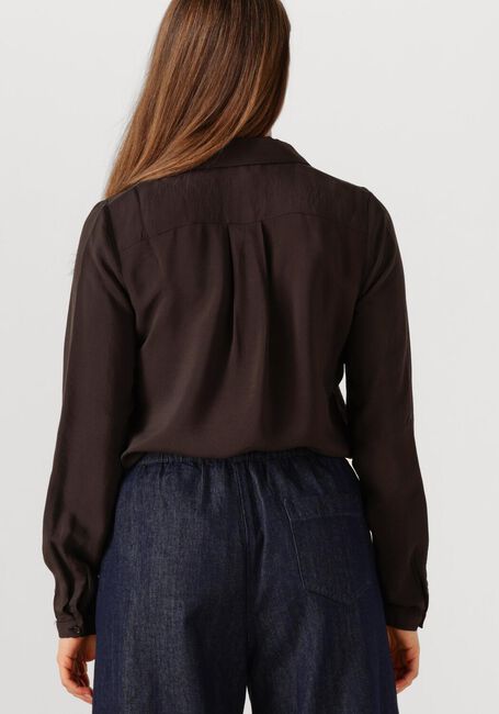 Braune BY-BAR Blusen DONNA SATIN STRIPE BLOUSE - large