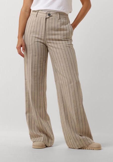 Beige CO'COUTURE Hose LINEN PIN LONG PANT - large