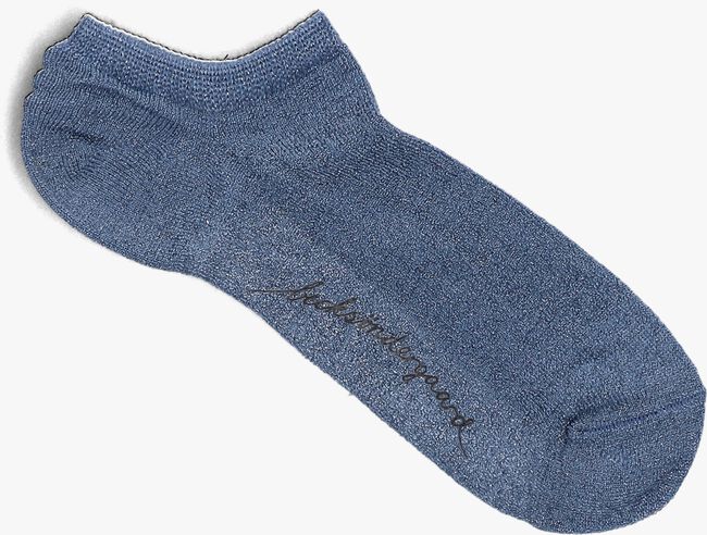 Blaue BECKSONDERGAARD Socken SOLID GLITTER SNEAKIE SOCK - large