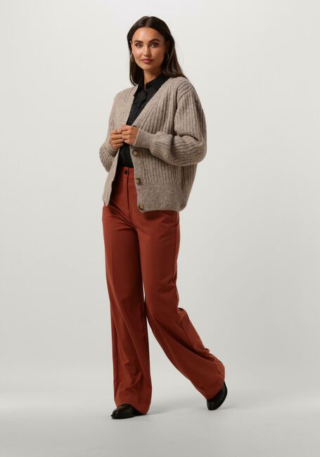 Camelfarbene MODSTRÖM Strickjacke GOLDIE CARDIGAN - large