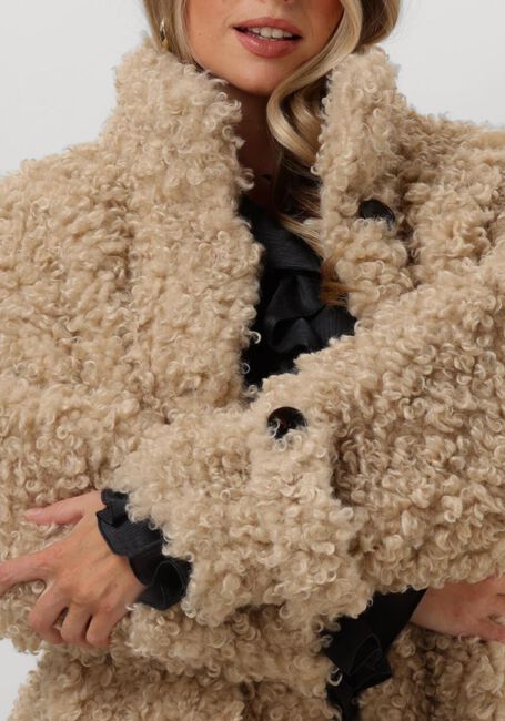 Beige CO'COUTURE Teddy-Jacke TEDDY MIX JACKET - large