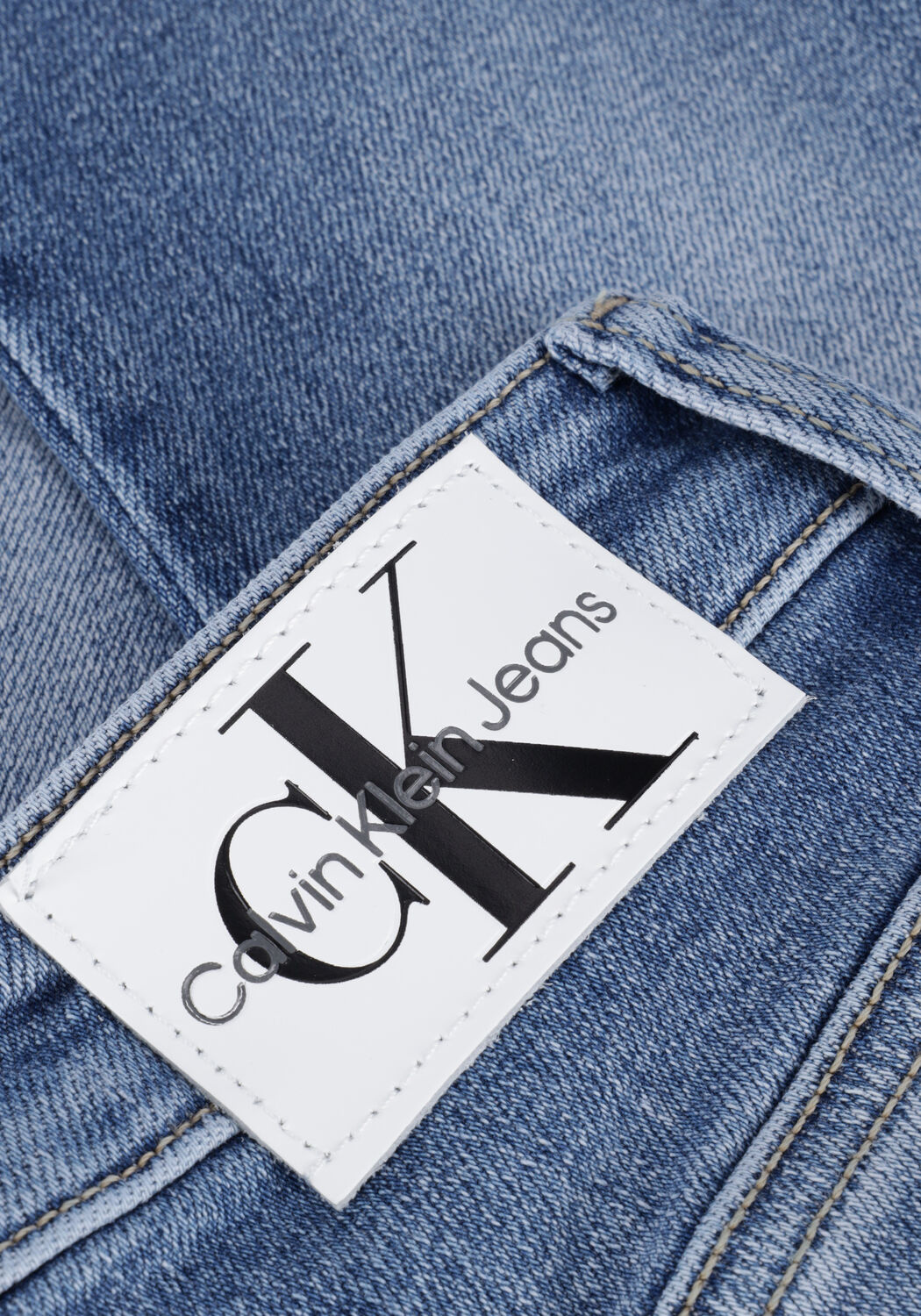 Blaue CALVIN KLEIN Skinny jeans HIGH RISE SUPER SKINNY ANKLE - large