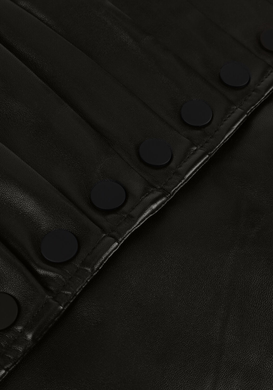 Schwarze EST'SEVEN Minirock EST&rsquo;BUTTON SKIT BUNCHEN - large