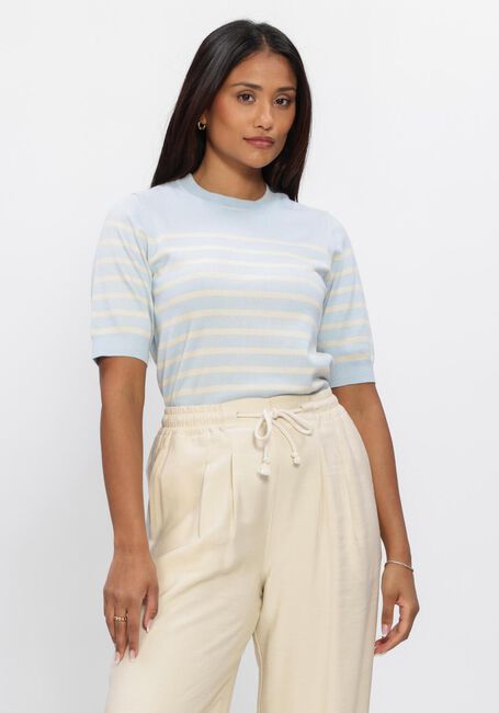 Blaue Y.A.S. Pullover YASLENA SS KNIT PULLOVER - large