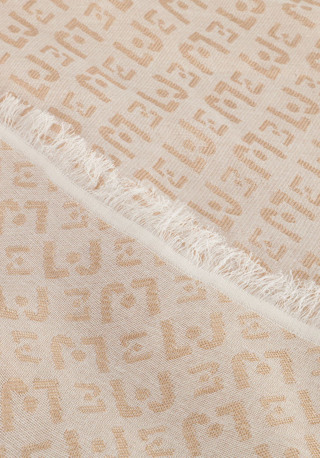 Beige LIU JO Schal LOGO SCARF - large