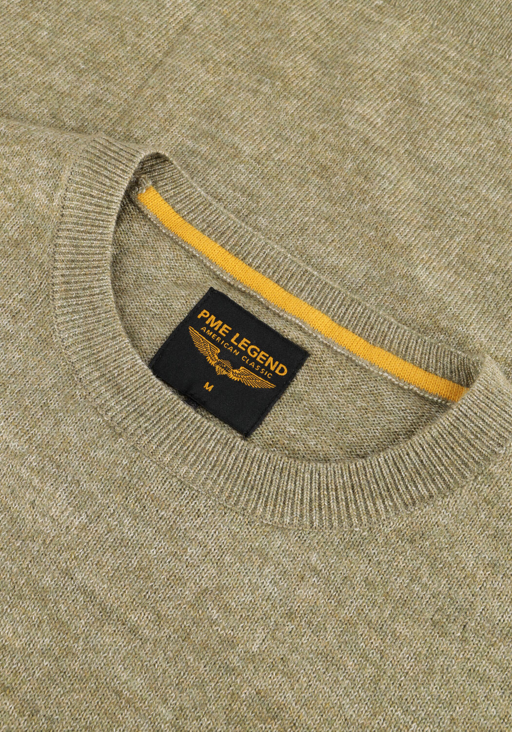 Olive PME LEGEND Pullover SOFT BLEND - large