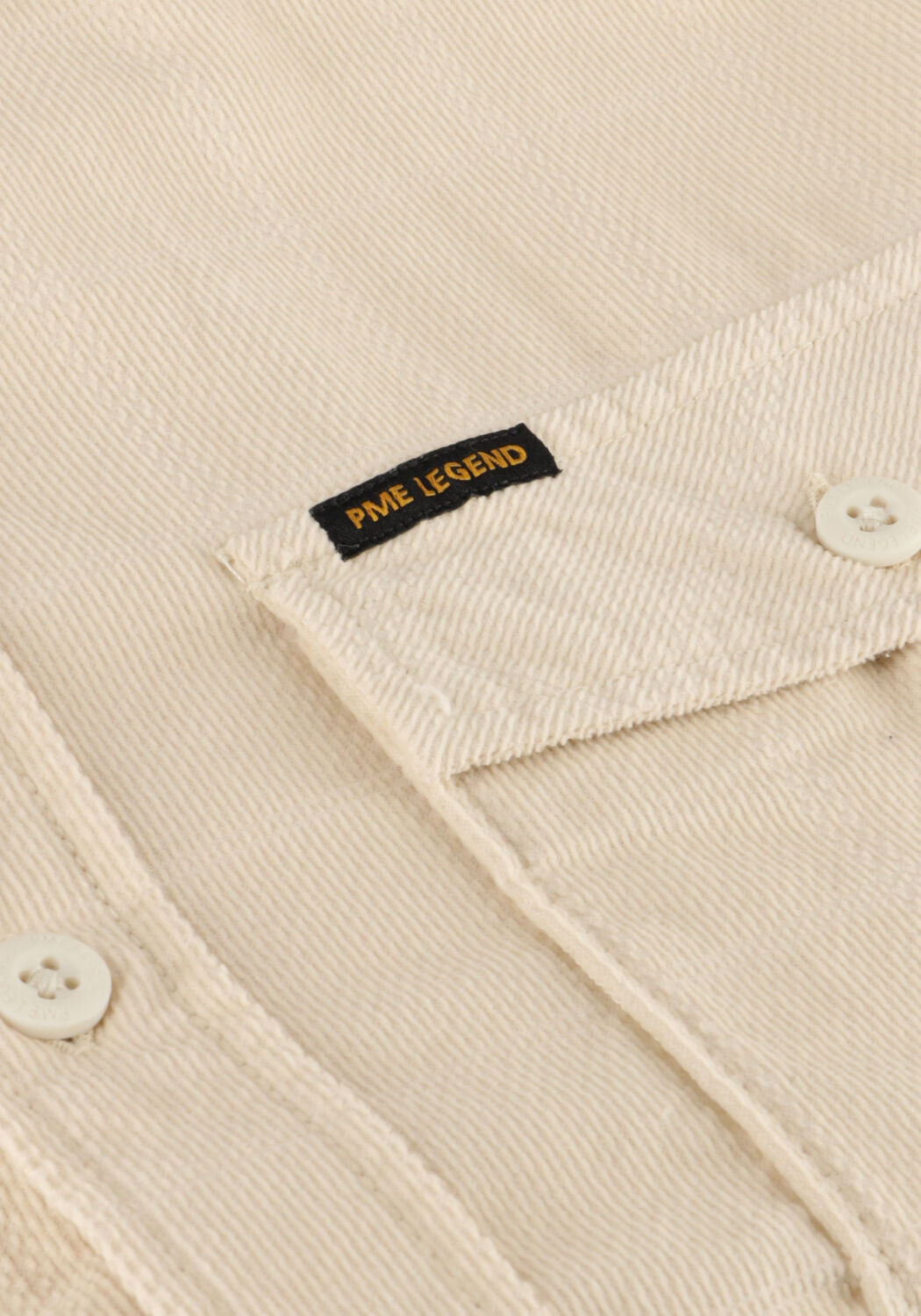 Beige PME LEGEND Casual-Oberhemd CORDUROY SHAVED SQUARE/CASUAL 2 - large