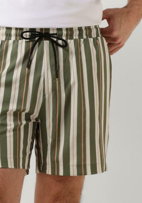 Olive ANERKJENDT Badehosen AKSHARK AOP SWIMSHORTS - large