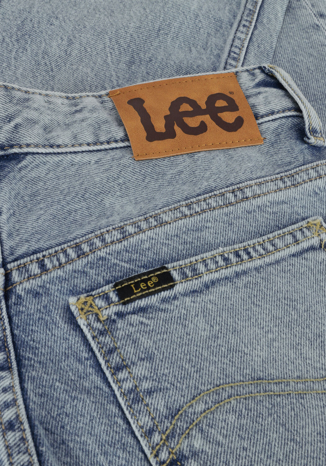 Blaue LEE Mom jeans RIDER JEANS WASHED IN LIGHT - large