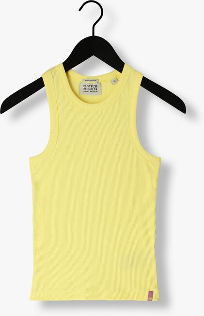 Gelbe SCOTCH & SODA Top COTTON IN-CONVERSION RACER TANK - large