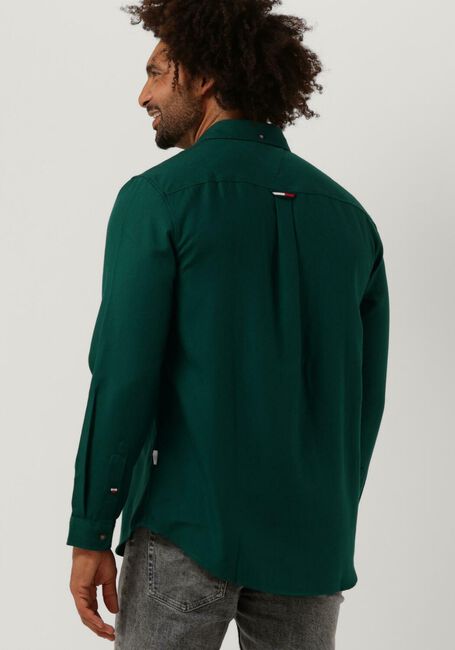 Dunkelgr&uuml;n TOMMY JEANS Overshirt TJM SOLID FLANNEL SHIRT - large