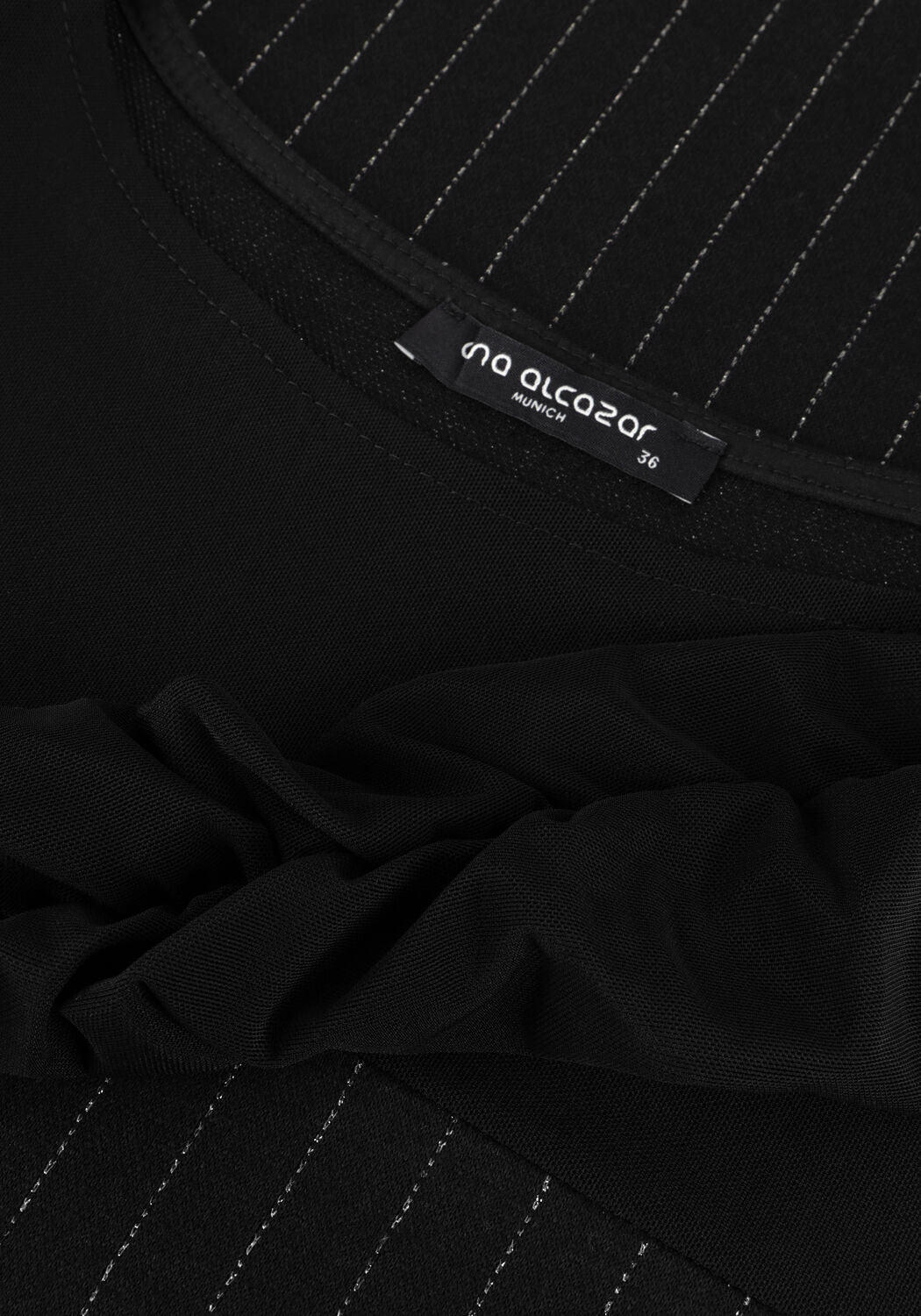 Schwarze ANA ALCAZAR Midikleid MIDI DRESS - large