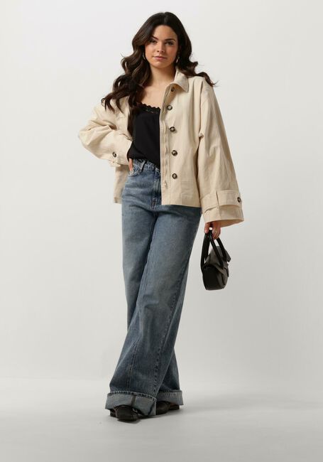 Dunkelblau CO'COUTURE Wide jeans VIKA WIDE SEEM LONG JEANS - large