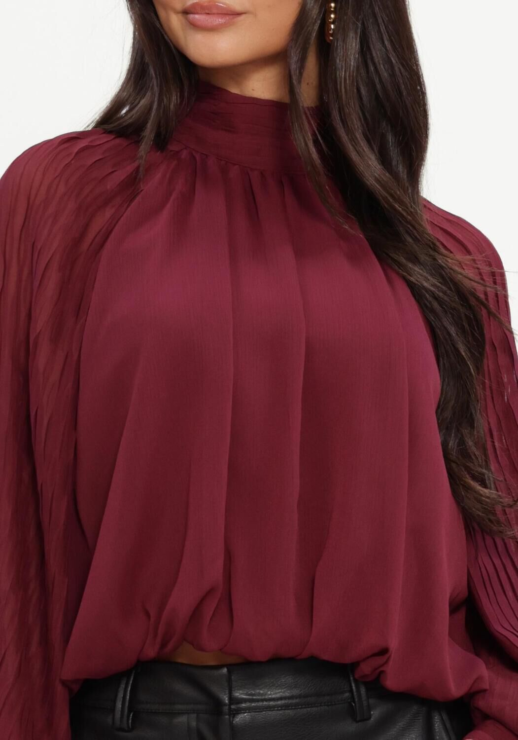 Bordeaux Y.A.S. Blusen YASOLERA LS TOP S. - large