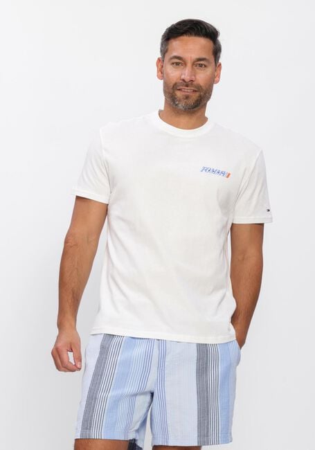 Wei&szlig;e TOMMY JEANS T-shirt TJM REG VINTAGE LA BCK SS T EXT - large