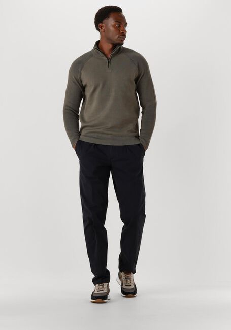 Olive GENTI Pullover TURTLE ZIP - large