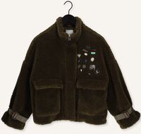 Grüne GOOSECRAFT Teddy-Jacke GC LOLA PINS COAT Grüne GOOSECRAFT Teddy-Jacke GC LOLA PINS COAT - medium