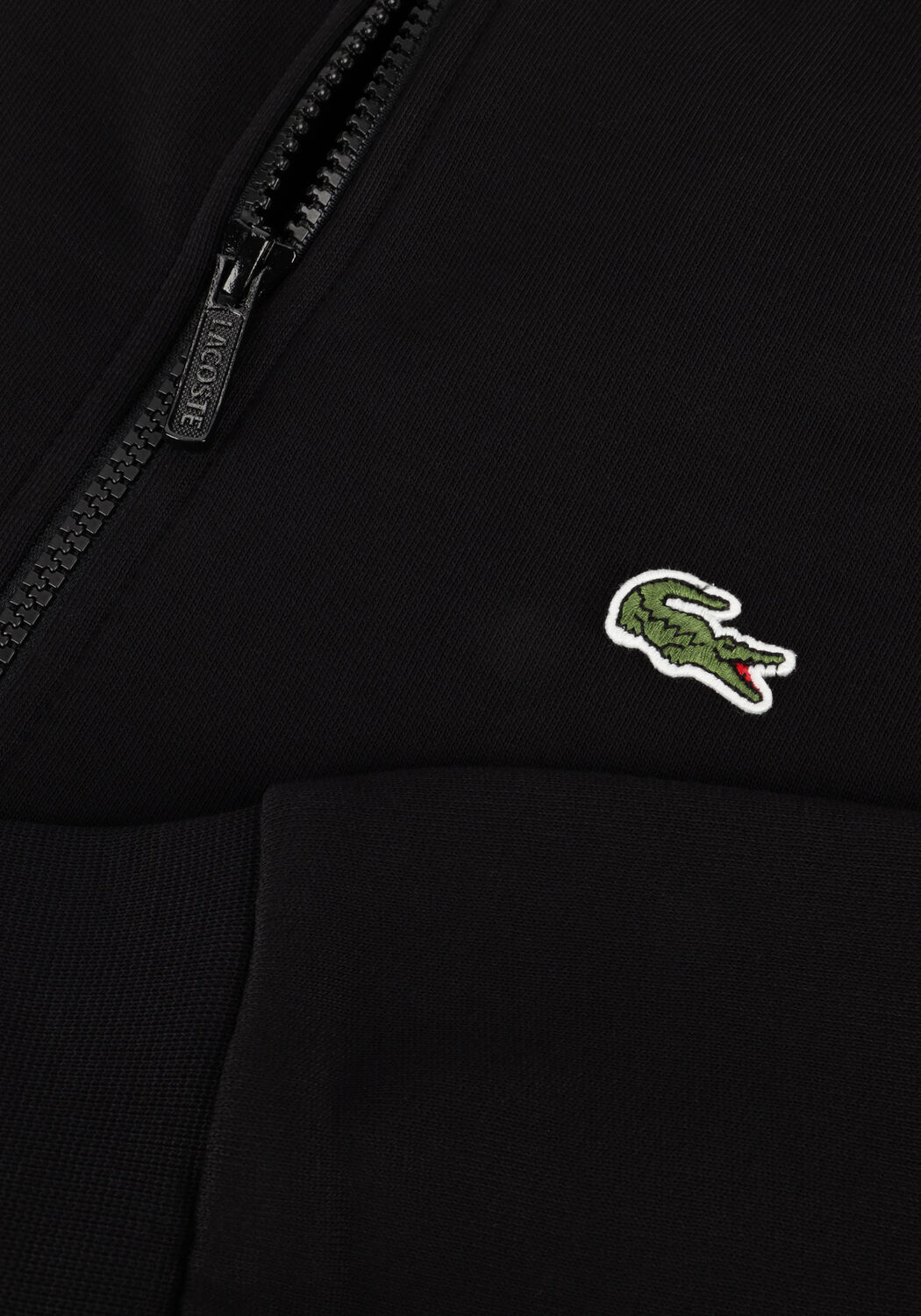 Schwarze LACOSTE Strickjacke 1HS1 MENS SWEAT ZIP - large