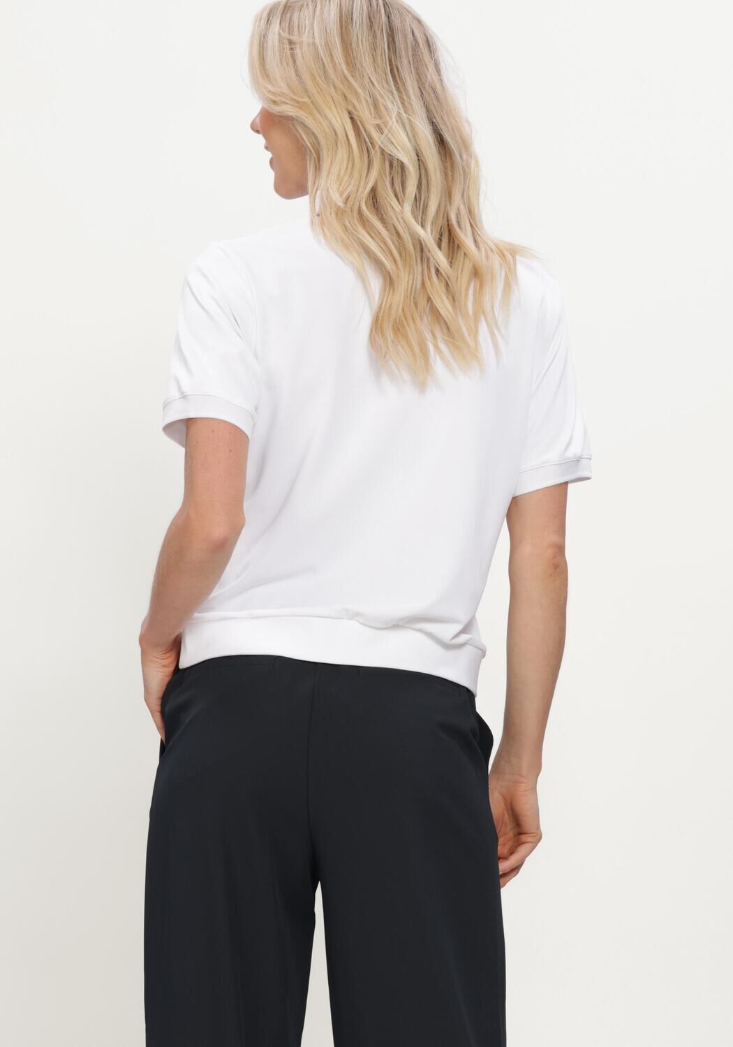 Wei&szlig;e AIRFORCE Polo-Shirt HARPER PERFORMANCE POLO - large