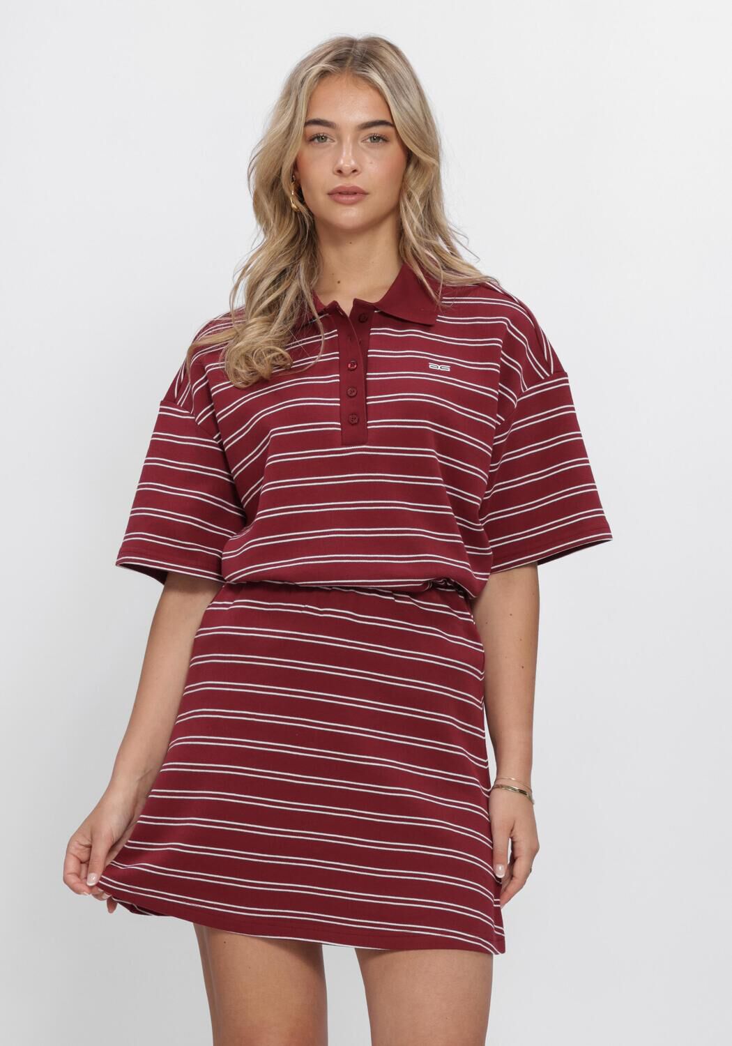 Mehrfarbige/Bunte GESTUZ Tops & T-shirts GZPILOVA POLO TEE - large